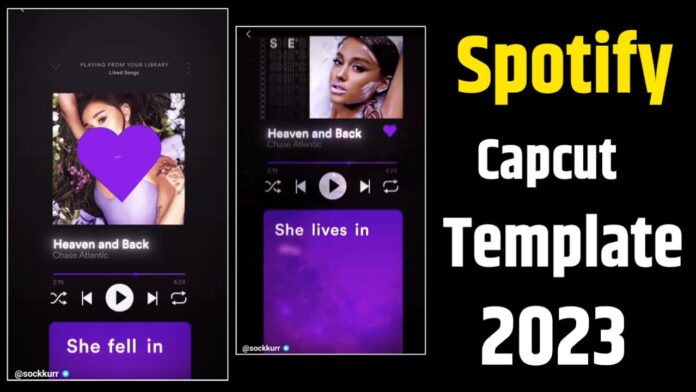 Spotify Capcut Template 2023